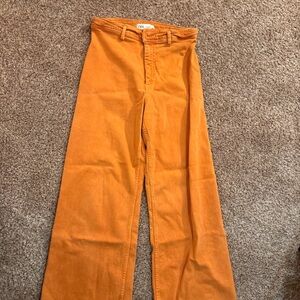Zara Vibrant Orange Trousers